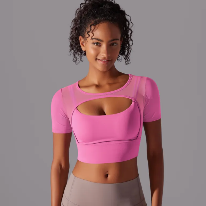 Fitness Double Layer Yoga Top