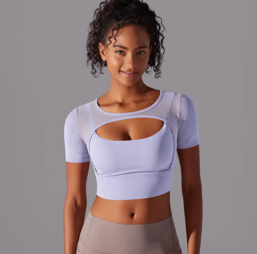 Fitness Double Layer Yoga Top